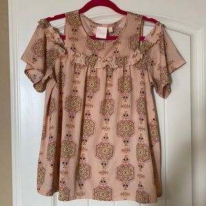 Lauren Conrad cold shoulder shirt